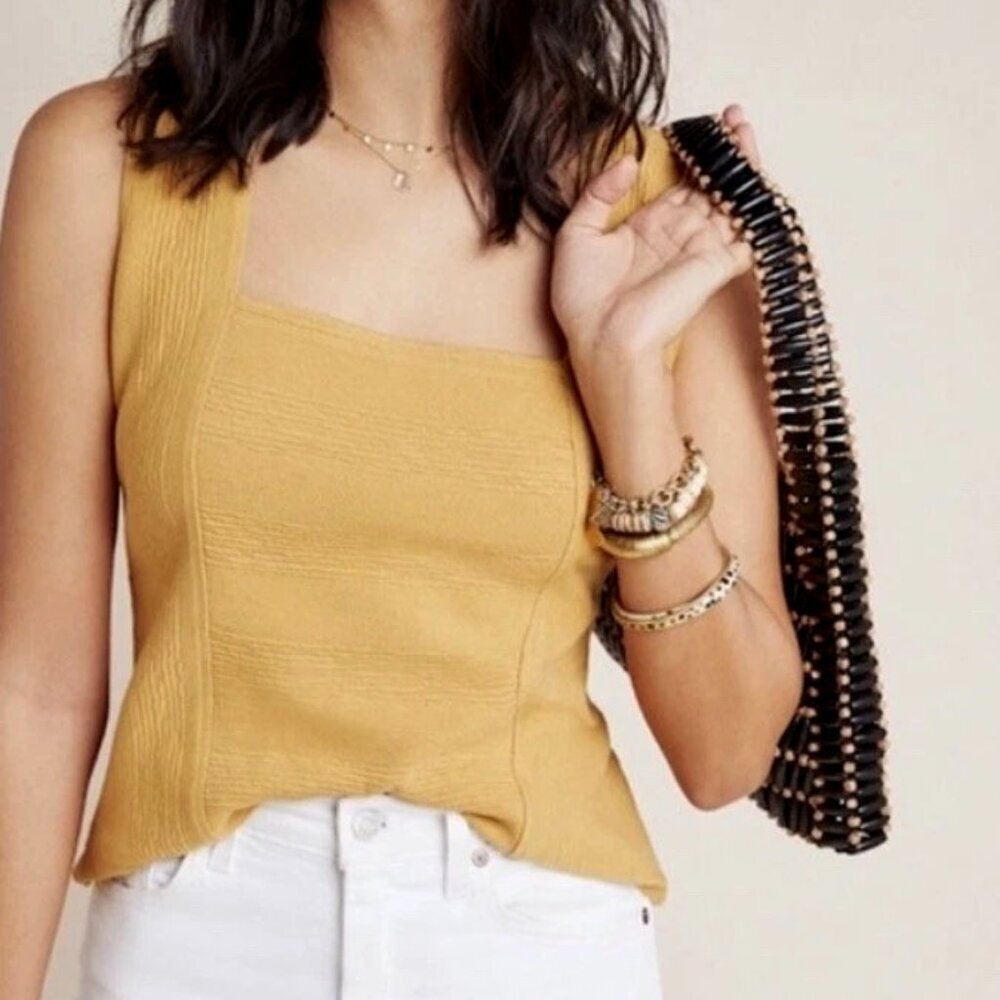 Anthro l Maeve Crossback Tank
